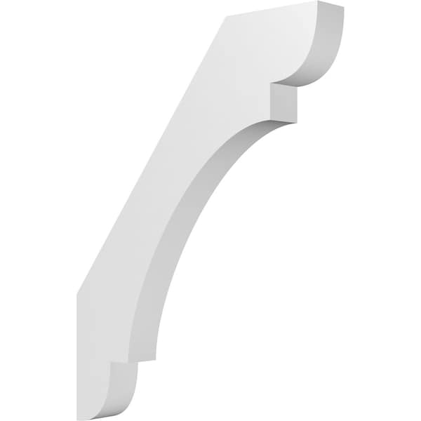 Ekena Millwork 3 1/2-in. W x 26-in. D x 34-in. H Olympic Architectural Grade PVC Knee Brace BRCP035X26X34OLY - main